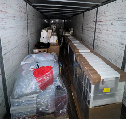 MI contributed 40 windows and other relief supplies to help victims in Aberdeen, NC, and Elizabethton, TN.